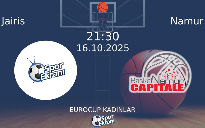 16 Ekim 2025 Jairis vs Namur maçı Hangi Kanalda Saat Kaçta Yayınlanacak? 16 Ekim 2025 Jairis vs Namur maçı Hangi Kanalda Saat Kaçta Yayınlanacak?