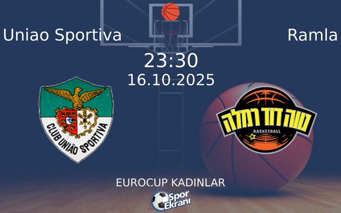 16 Ekim 2025 Uniao Sportiva vs Ramla maçı Hangi Kanalda Saat Kaçta Yayınlanacak? 16 Ekim 2025 Uniao Sportiva vs Ramla maçı Hangi Kanalda Saat Kaçta Yayınlanacak?