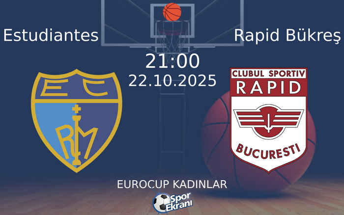 22 Ekim 2025 Estudiantes vs Rapid Bükreş maçı Hangi Kanalda Saat Kaçta Yayınlanacak? 22 Ekim 2025 Estudiantes vs Rapid Bükreş maçı Hangi Kanalda Saat Kaçta Yayınlanacak?