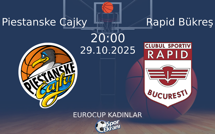 29 Ekim 2025 Piestanske Cajky vs Rapid Bükreş maçı Hangi Kanalda Saat Kaçta Yayınlanacak? 29 Ekim 2025 Piestanske Cajky vs Rapid Bükreş maçı Hangi Kanalda Saat Kaçta Yayınlanacak?