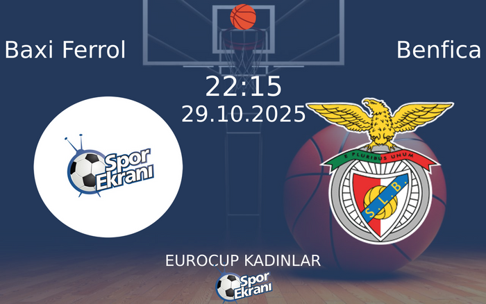 29 Ekim 2025 Baxi Ferrol vs Benfica maçı Hangi Kanalda Saat Kaçta Yayınlanacak? 29 Ekim 2025 Baxi Ferrol vs Benfica maçı Hangi Kanalda Saat Kaçta Yayınlanacak?