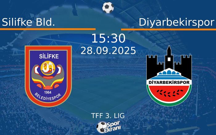 28 Eylül 2025 Silifke Bld. vs Diyarbekirspor maçı Hangi Kanalda Saat Kaçta Yayınlanacak?