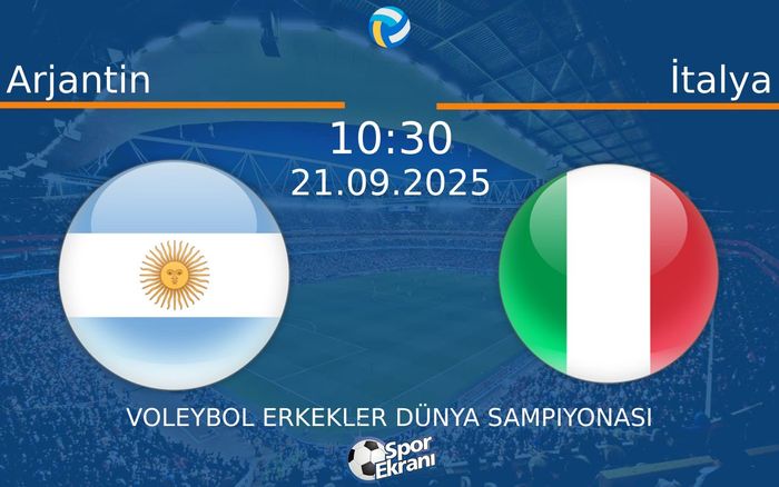 21 Eylül 2025 Arjantin vs İtalya maçı Hangi Kanalda Saat Kaçta Yayınlanacak? 21 Eylül 2025 Arjantin vs İtalya maçı Hangi Kanalda Saat Kaçta Yayınlanacak?