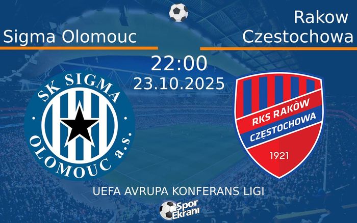 23 Ekim 2025 Sigma Olomouc vs Rakow Czestochowa maçı Hangi Kanalda Saat Kaçta Yayınlanacak? 23 Ekim 2025 Sigma Olomouc vs Rakow Czestochowa maçı Hangi Kanalda Saat Kaçta Yayınlanacak?