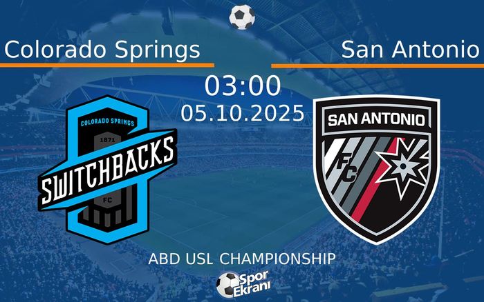 05 Ekim 2025 Colorado Springs vs San Antonio maçı Hangi Kanalda Saat Kaçta Yayınlanacak?