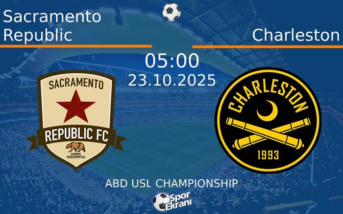 23 Ekim 2025 Sacramento Republic vs Charleston maçı Hangi Kanalda Saat Kaçta Yayınlanacak? 23 Ekim 2025 Sacramento Republic vs Charleston maçı Hangi Kanalda Saat Kaçta Yayınlanacak?