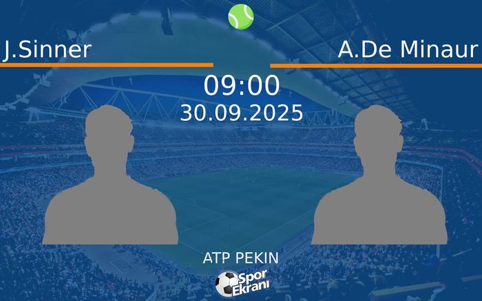 30 Eylül 2025 J.Sinner vs A.De Minaur maçı Hangi Kanalda Saat Kaçta Yayınlanacak? 30 Eylül 2025 J.Sinner vs A.De Minaur maçı Hangi Kanalda Saat Kaçta Yayınlanacak?
