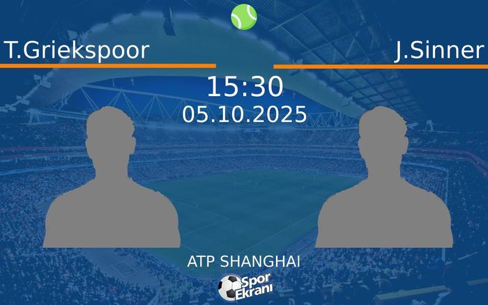 05 Ekim 2025 T.Griekspoor vs J.Sinner maçı Hangi Kanalda Saat Kaçta Yayınlanacak? 05 Ekim 2025 T.Griekspoor vs J.Sinner maçı Hangi Kanalda Saat Kaçta Yayınlanacak?