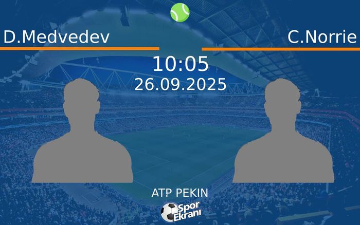 26 Eylül 2025 D.Medvedev vs C.Norrie maçı Hangi Kanalda Saat Kaçta Yayınlanacak?