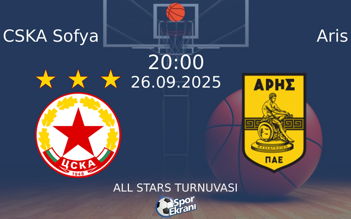 26 Eylül 2025 CSKA Sofya vs Aris maçı Hangi Kanalda Saat Kaçta Yayınlanacak? 26 Eylül 2025 CSKA Sofya vs Aris maçı Hangi Kanalda Saat Kaçta Yayınlanacak?