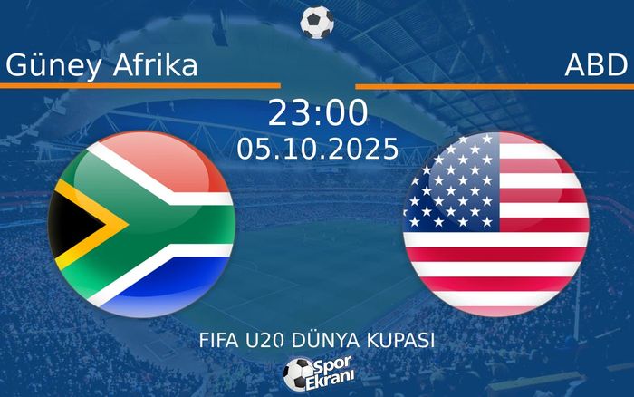 05 Ekim 2025 Güney Afrika vs ABD maçı Hangi Kanalda Saat Kaçta Yayınlanacak? 05 Ekim 2025 Güney Afrika vs ABD maçı Hangi Kanalda Saat Kaçta Yayınlanacak?