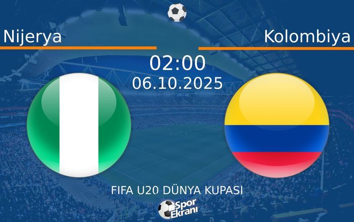 06 Ekim 2025 Nijerya vs Kolombiya maçı Hangi Kanalda Saat Kaçta Yayınlanacak? 06 Ekim 2025 Nijerya vs Kolombiya maçı Hangi Kanalda Saat Kaçta Yayınlanacak?