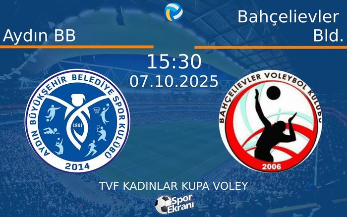 07 Ekim 2025 Aydın BB vs Bahçelievler Bld. maçı Hangi Kanalda Saat Kaçta Yayınlanacak? 07 Ekim 2025 Aydın BB vs Bahçelievler Bld. maçı Hangi Kanalda Saat Kaçta Yayınlanacak?