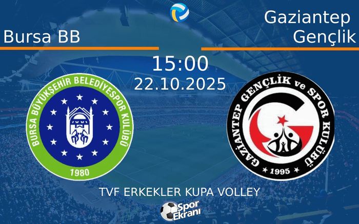 22 Ekim 2025 Bursa BB vs Gaziantep Gençlik maçı Hangi Kanalda Saat Kaçta Yayınlanacak? 22 Ekim 2025 Bursa BB vs Gaziantep Gençlik maçı Hangi Kanalda Saat Kaçta Yayınlanacak?