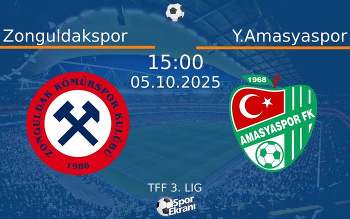 05 Ekim 2025 Zonguldakspor vs Y.Amasyaspor maçı Hangi Kanalda Saat Kaçta Yayınlanacak? 05 Ekim 2025 Zonguldakspor vs Y.Amasyaspor maçı Hangi Kanalda Saat Kaçta Yayınlanacak?