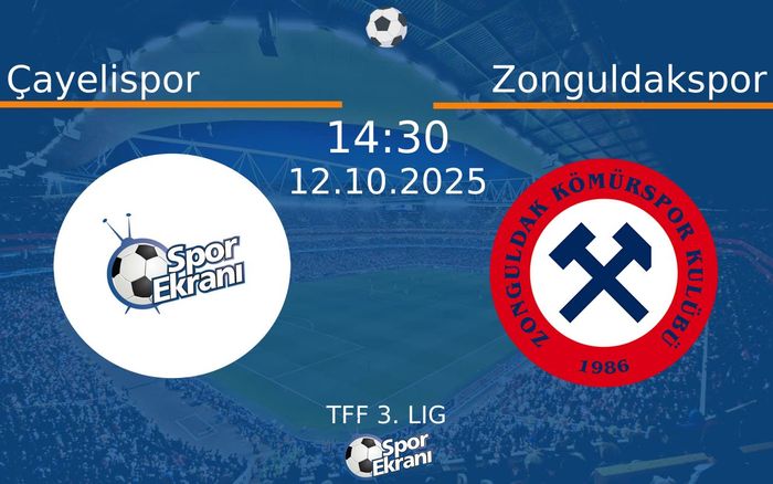 12 Ekim 2025 Çayelispor vs Zonguldakspor maçı Hangi Kanalda Saat Kaçta Yayınlanacak? 12 Ekim 2025 Çayelispor vs Zonguldakspor maçı Hangi Kanalda Saat Kaçta Yayınlanacak?