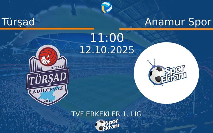 12 Ekim 2025 Türşad vs Anamur Spor maçı Hangi Kanalda Saat Kaçta Yayınlanacak?