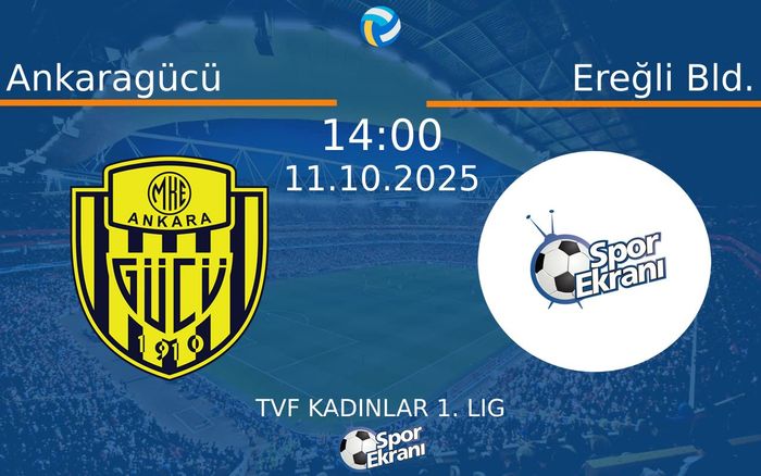11 Ekim 2025 Ankaragücü vs Ereğli Bld. maçı Hangi Kanalda Saat Kaçta Yayınlanacak? 11 Ekim 2025 Ankaragücü vs Ereğli Bld. maçı Hangi Kanalda Saat Kaçta Yayınlanacak?