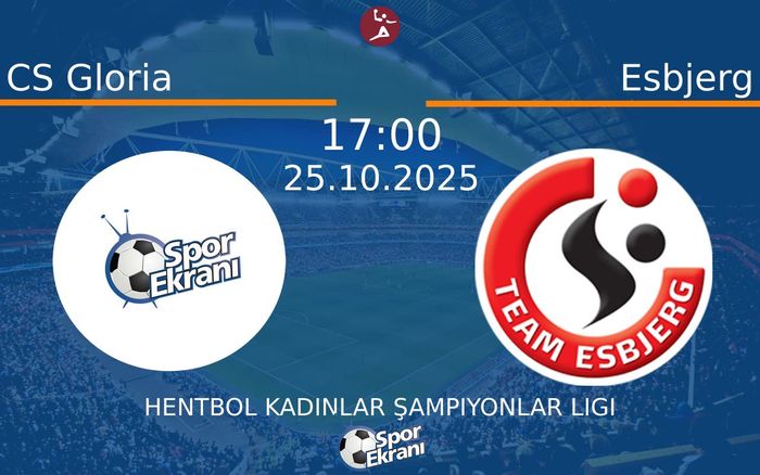 25 Ekim 2025 CS Gloria vs Esbjerg maçı Hangi Kanalda Saat Kaçta Yayınlanacak? 25 Ekim 2025 CS Gloria vs Esbjerg maçı Hangi Kanalda Saat Kaçta Yayınlanacak?