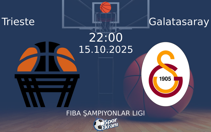 15 Ekim 2025 Trieste vs Galatasaray maçı Hangi Kanalda Saat Kaçta Yayınlanacak? 15 Ekim 2025 Trieste vs Galatasaray maçı Hangi Kanalda Saat Kaçta Yayınlanacak?