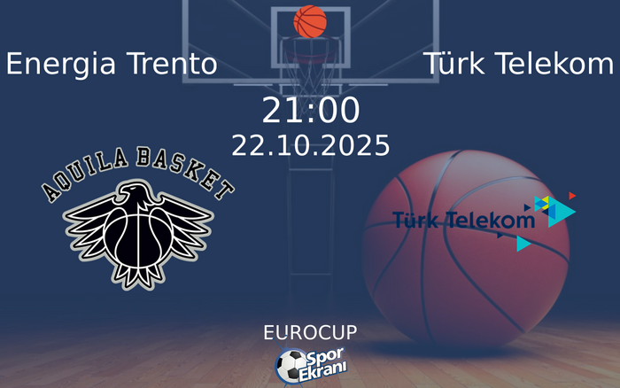 22 Ekim 2025 Energia Trento vs Türk Telekom maçı Hangi Kanalda Saat Kaçta Yayınlanacak? 22 Ekim 2025 Energia Trento vs Türk Telekom maçı Hangi Kanalda Saat Kaçta Yayınlanacak?