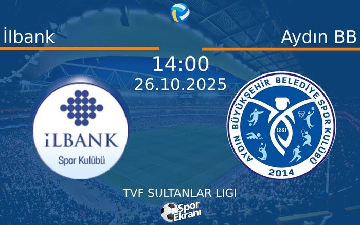 26 Ekim 2025 İlbank vs Aydın BB maçı Hangi Kanalda Saat Kaçta Yayınlanacak? 26 Ekim 2025 İlbank vs Aydın BB maçı Hangi Kanalda Saat Kaçta Yayınlanacak?