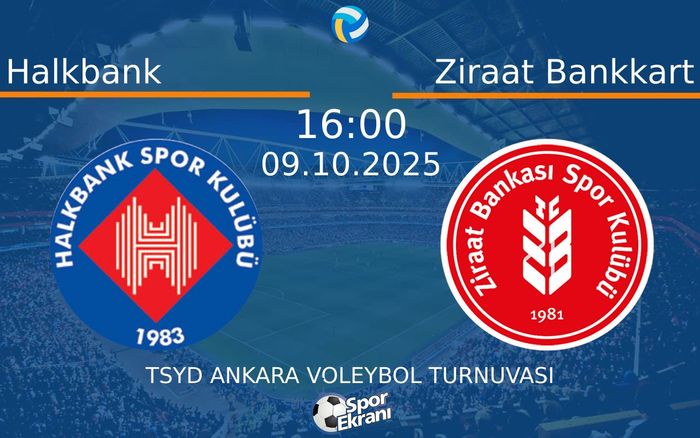 09 Ekim 2025 Halkbank vs Ziraat Bankkart maçı Hangi Kanalda Saat Kaçta Yayınlanacak? 09 Ekim 2025 Halkbank vs Ziraat Bankkart maçı Hangi Kanalda Saat Kaçta Yayınlanacak?