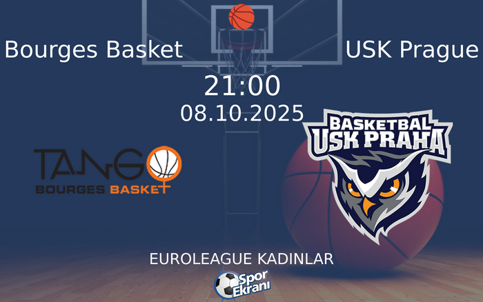 08 Ekim 2025 Bourges Basket vs USK Prague maçı Hangi Kanalda Saat Kaçta Yayınlanacak? 08 Ekim 2025 Bourges Basket vs USK Prague maçı Hangi Kanalda Saat Kaçta Yayınlanacak?