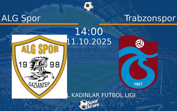 11 Ekim 2025 ALG Spor vs Trabzonspor maçı Hangi Kanalda Saat Kaçta Yayınlanacak? 11 Ekim 2025 ALG Spor vs Trabzonspor maçı Hangi Kanalda Saat Kaçta Yayınlanacak?