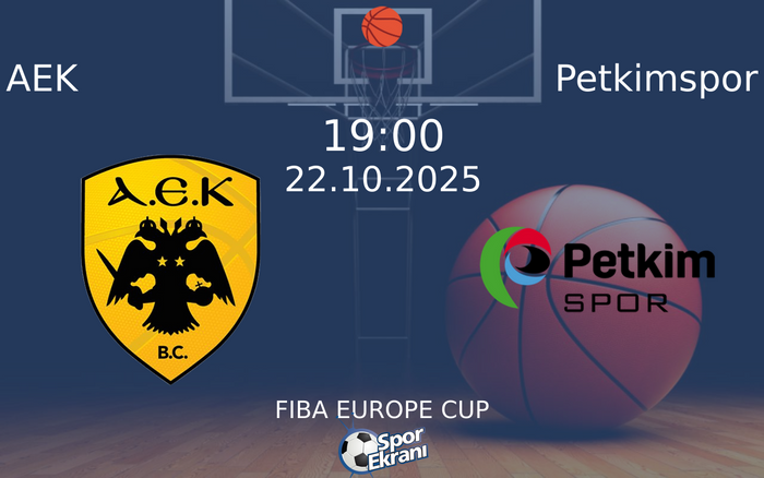 22 Ekim 2025 AEK vs Petkimspor maçı Hangi Kanalda Saat Kaçta Yayınlanacak? 22 Ekim 2025 AEK vs Petkimspor maçı Hangi Kanalda Saat Kaçta Yayınlanacak?
