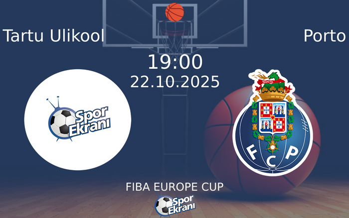 22 Ekim 2025 Tartu Ulikool vs Porto maçı Hangi Kanalda Saat Kaçta Yayınlanacak? 22 Ekim 2025 Tartu Ulikool vs Porto maçı Hangi Kanalda Saat Kaçta Yayınlanacak?