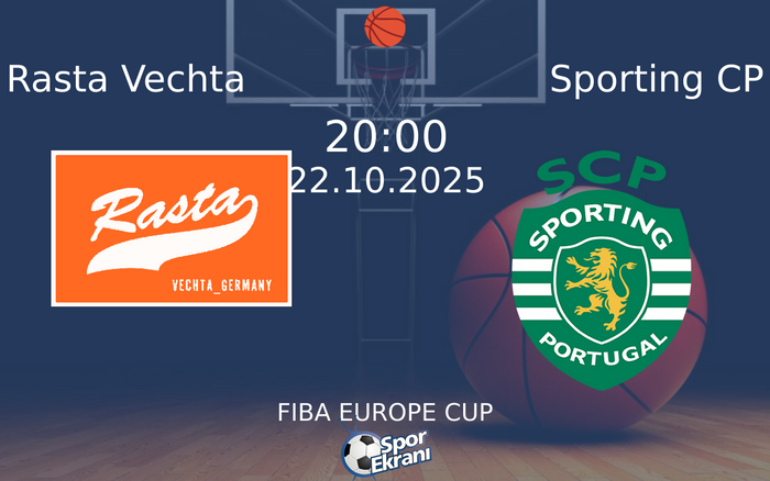 22 Ekim 2025 Rasta Vechta vs Sporting CP maçı Hangi Kanalda Saat Kaçta Yayınlanacak? 22 Ekim 2025 Rasta Vechta vs Sporting CP maçı Hangi Kanalda Saat Kaçta Yayınlanacak?