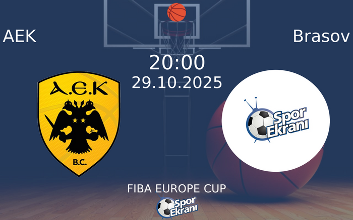 29 Ekim 2025 AEK vs Brasov maçı Hangi Kanalda Saat Kaçta Yayınlanacak? 29 Ekim 2025 AEK vs Brasov maçı Hangi Kanalda Saat Kaçta Yayınlanacak?