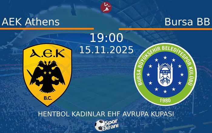 15 Kasım 2025 AEK Athens vs Bursa BB maçı Hangi Kanalda Saat Kaçta Yayınlanacak? 15 Kasım 2025 AEK Athens vs Bursa BB maçı Hangi Kanalda Saat Kaçta Yayınlanacak?