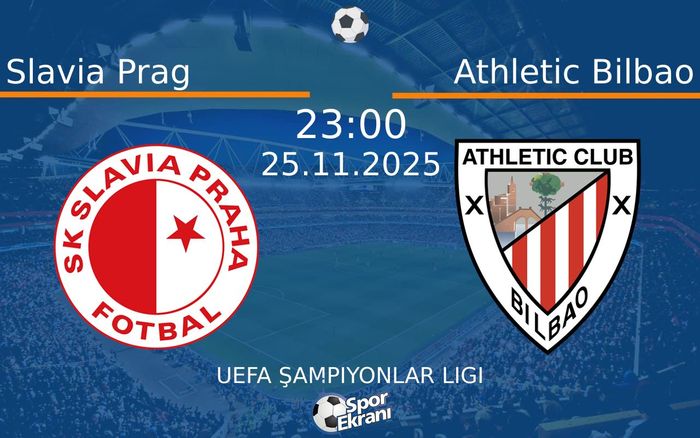 25 Kasım 2025 Slavia Prag vs Athletic Bilbao maçı Hangi Kanalda Saat Kaçta Yayınlanacak?