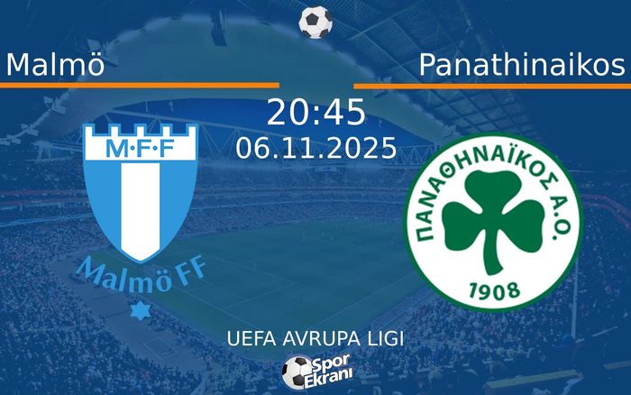 06 Kasım 2025 Malmö vs Panathinaikos maçı Hangi Kanalda Saat Kaçta Yayınlanacak? 06 Kasım 2025 Malmö vs Panathinaikos maçı Hangi Kanalda Saat Kaçta Yayınlanacak?