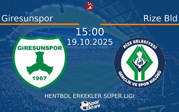 19 Ekim 2025 Giresunspor vs Rize Bld maçı Hangi Kanalda Saat Kaçta Yayınlanacak? 19 Ekim 2025 Giresunspor vs Rize Bld maçı Hangi Kanalda Saat Kaçta Yayınlanacak?