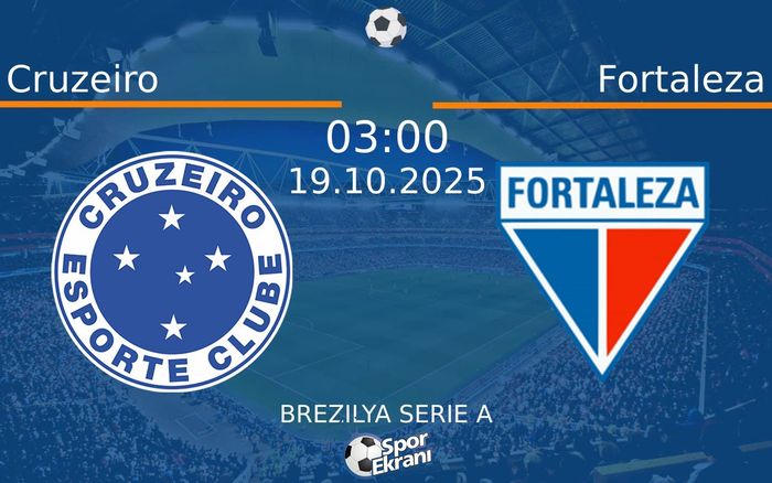 19 Ekim 2025 Cruzeiro vs Fortaleza maçı Hangi Kanalda Saat Kaçta Yayınlanacak? 19 Ekim 2025 Cruzeiro vs Fortaleza maçı Hangi Kanalda Saat Kaçta Yayınlanacak?
