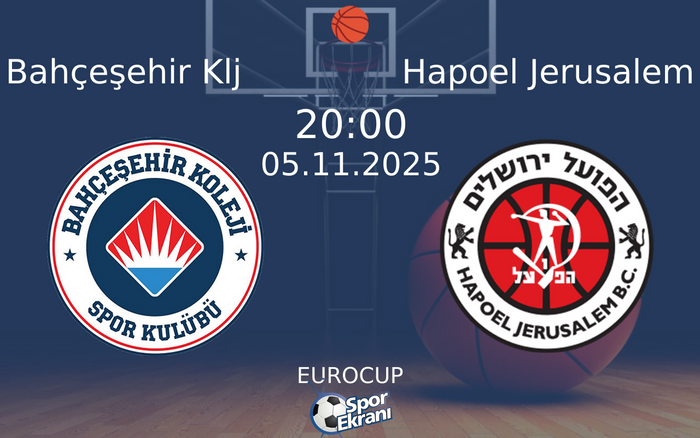 05 Kasım 2025 Bahçeşehir Klj vs Hapoel Jerusalem maçı Hangi Kanalda Saat Kaçta Yayınlanacak? 05 Kasım 2025 Bahçeşehir Klj vs Hapoel Jerusalem maçı Hangi Kanalda Saat Kaçta Yayınlanacak?