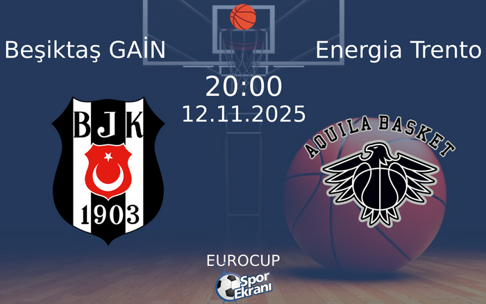 12 Kasım 2025 Beşiktaş GAİN vs Energia Trento maçı Hangi Kanalda Saat Kaçta Yayınlanacak? 12 Kasım 2025 Beşiktaş GAİN vs Energia Trento maçı Hangi Kanalda Saat Kaçta Yayınlanacak?