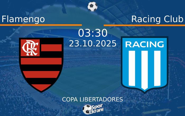 23 Ekim 2025 Flamengo vs Racing Club maçı Hangi Kanalda Saat Kaçta Yayınlanacak? 23 Ekim 2025 Flamengo vs Racing Club maçı Hangi Kanalda Saat Kaçta Yayınlanacak?