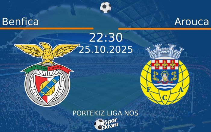 25 Ekim 2025 Benfica vs Arouca maçı Hangi Kanalda Saat Kaçta Yayınlanacak?