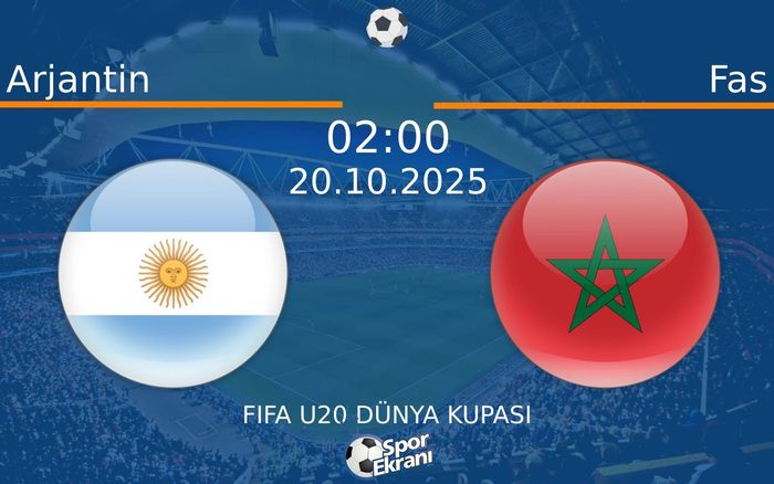 20 Ekim 2025 Arjantin vs Fas maçı Hangi Kanalda Saat Kaçta Yayınlanacak? 20 Ekim 2025 Arjantin vs Fas maçı Hangi Kanalda Saat Kaçta Yayınlanacak?