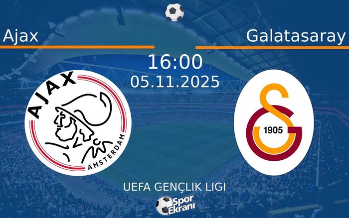 05 Kasım 2025 Ajax vs Galatasaray maçı Hangi Kanalda Saat Kaçta Yayınlanacak? 05 Kasım 2025 Ajax vs Galatasaray maçı Hangi Kanalda Saat Kaçta Yayınlanacak?