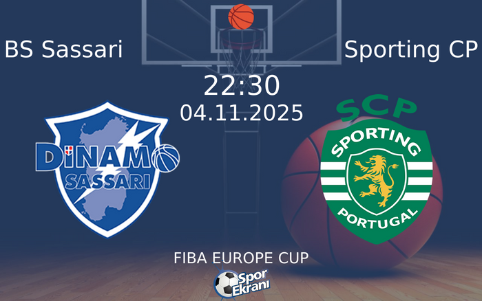 04 Kasım 2025 BS Sassari vs Sporting CP maçı Hangi Kanalda Saat Kaçta Yayınlanacak? 04 Kasım 2025 BS Sassari vs Sporting CP maçı Hangi Kanalda Saat Kaçta Yayınlanacak?