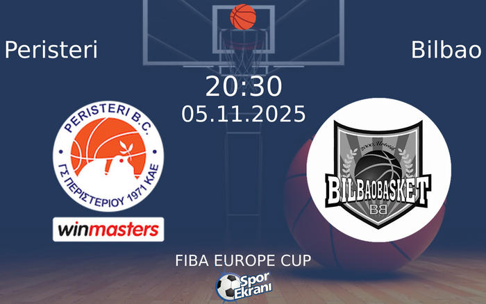05 Kasım 2025 Peristeri vs Bilbao maçı Hangi Kanalda Saat Kaçta Yayınlanacak? 05 Kasım 2025 Peristeri vs Bilbao maçı Hangi Kanalda Saat Kaçta Yayınlanacak?