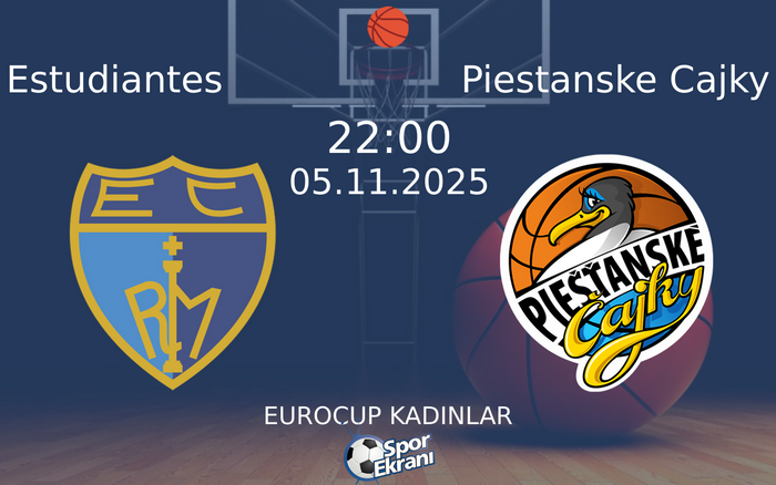 05 Kasım 2025 Estudiantes vs Piestanske Cajky maçı Hangi Kanalda Saat Kaçta Yayınlanacak? 05 Kasım 2025 Estudiantes vs Piestanske Cajky maçı Hangi Kanalda Saat Kaçta Yayınlanacak?