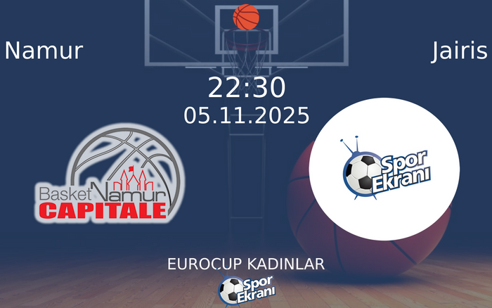 05 Kasım 2025 Namur vs Jairis maçı Hangi Kanalda Saat Kaçta Yayınlanacak? 05 Kasım 2025 Namur vs Jairis maçı Hangi Kanalda Saat Kaçta Yayınlanacak?
