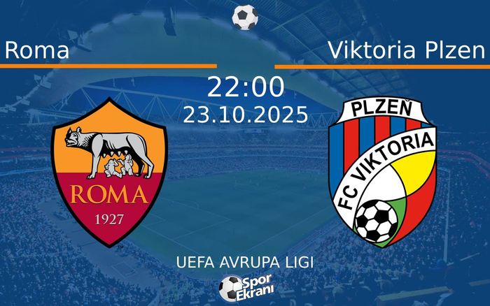 23 Ekim 2025 Roma vs Viktoria Plzen maçı Hangi Kanalda Saat Kaçta Yayınlanacak? 23 Ekim 2025 Roma vs Viktoria Plzen maçı Hangi Kanalda Saat Kaçta Yayınlanacak?