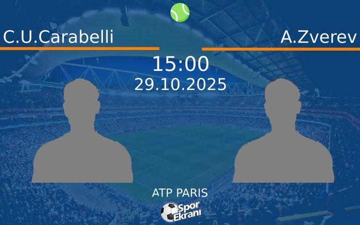 29 Ekim 2025 C.U.Carabelli vs A.Zverev maçı Hangi Kanalda Saat Kaçta Yayınlanacak? 29 Ekim 2025 C.U.Carabelli vs A.Zverev maçı Hangi Kanalda Saat Kaçta Yayınlanacak?
